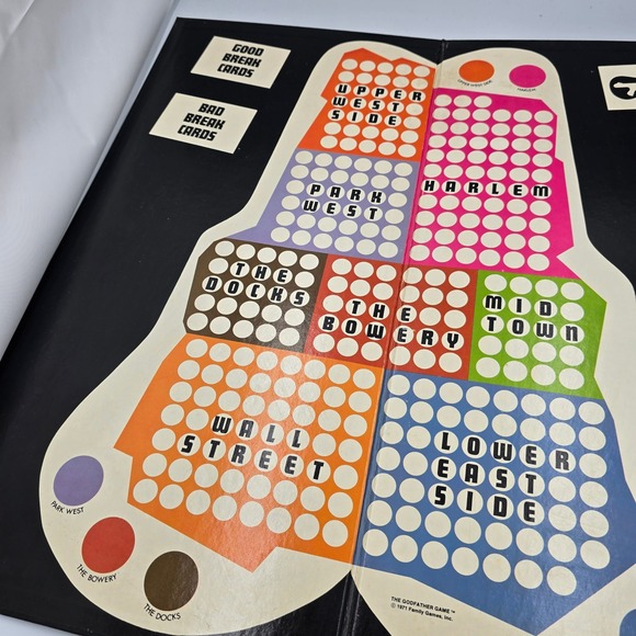 The Godfather Game Board Game Family Edition 1971 Vintage Rare Complete - Picture 11 of 12